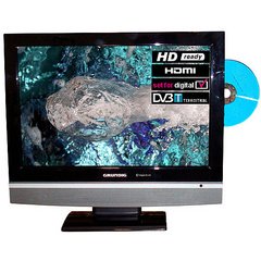 Childrens Toyshop  Electronics : Grundig GU15WDVDT - 15.4" Widescreen HD Ready LCD TV - With Intergrated DVD Player & Freeview