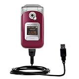 Classic Straight USB Cable for the Sony Ericsson z530c with Power Hot Sync and Charge capabilities - Gomadic Brand w/ TipExchange Technology