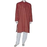 Kurta Pyjama Mens Casual Fashion of India Dress Size M Chest :40 Inches