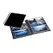 Print File 11-3/8 x 9-1/8 Black Bison 1 Wire Bound Album (WB46-6P-BLK-1) Holds 120 4 x 6 Prints