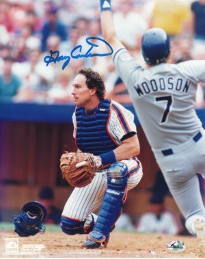 Gary Carter signed New York Mets 8x10 Photo