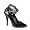 5 Inch Women's Evening Shoes Sexy High Heel Shoes Crisscross Pump Shoes With Eyelet-Hole Black Patent Size: 5