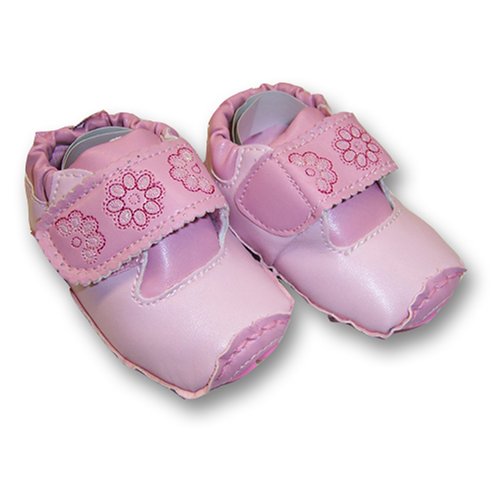 Infant Toddler Girl's Pink Stitched Mary Jane Shoe