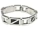 Stainless Steel Bracelet with carbon fiber - Length: 8.5", Width: 15mm
