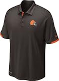 Cleveland Browns Brown Nike 2012 Sideline Dri-Fit Practice Polo Shirt