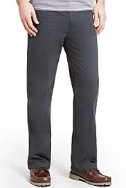 Pure Cotton Active Waistband Straight Leg Chinos