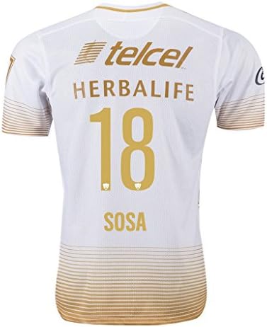 #18 Sosa 2015/16 Pumas UNAM Away Adult Soccer Jersey