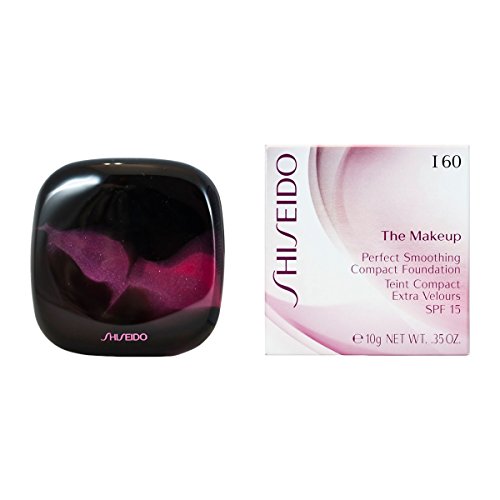 Shiseido The Makeup Perfect Smoothing Compact Foundation SPF 15 (Case + Refill) - I60 Natural Deep Ivory - 10g/0.35oz