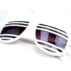 N&B SHADES BRILLE IN WEISS!! WICHTIG!! UV SCHUTZ 400! MIT GL�SERN!
