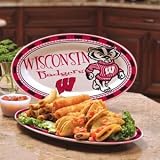 Wisconsin Badgers Gameday 2 Ceramic Serving Platter (Quantity of 1)