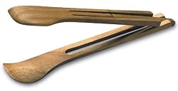 Ironwood Gourmet Acacia Wood Spring Salad Tongs