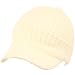 Waffle Knit Light Jeep Visor Skull Beanie Cap Hat Ivory