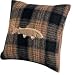 Woolrich Woodbury Throw Pillow - Reversible, LOD/TAN FISH (Green)