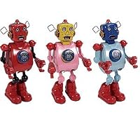 Multi-Colored Tin Planet Robots