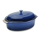 Le Creuset Enameled Stoneware Covered Oval Baker