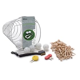 Click here to buy Wilson Range Bucket Assortment (Double-Sided Groove Cleaner, Compact Spike Wrench and Divot tool).