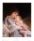 Maternal Affection By Emile Munier. ART PRINT Size: 22 x 26 Inches