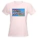 Sault Ste Marie Michigan Front Women's Pink T-Sh Vintage Women's Light T-Shirt by CafePress