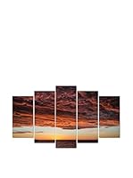 Wall Decor Fotocuadro 5 Piezas Pirámide Longdream