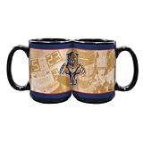 NHL Florida Panthers 15-Ounce Black Nostalgic Mug (2 Pack)