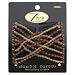 Beauty : Zhoe Double Hair Combs 10025 Brown & Gold