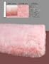 Flokati Faux Fur Rugs 5' x 7' (PINK)