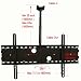 plasma lcd hdtv tv ceiling mount black color for Sony 37