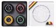 Element Skateboards Abec 5 Trinity Skateboard Bearings - Set of 8