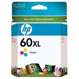 Genuine Hewlett Packard CC644WN HP 60XL High Capacity Color Ink Cartridge