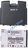 OEM Motorola Q Extended Battery + SPRINT Cover Door Q