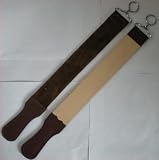 Professional Leather BARBER STROP Straight Razor Sharpener 2" X 20"