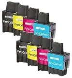 Brother LC900 - C/Y/M/BK - Multipack x2 Sets of 4 Brother Compatible Ink Cartridges for Brother DCP 110C, DCP 115C, DCP 117C, DCP 120C, DCP 310CN, DCP 320CN, FAX310, FAX1835C, FAX1840C, FAX1940CN, FAX2440C, MFC 5840CN, MFC 620CN, MFC 210C, MFC 640CW, MFC 215C, MFC 3100, MFC 3240C, MFC 3340C, MFC 3342CN, MFC 3340CN, MFC 410CN, MFC 425CN, MFC 5440CN, Printer Inks (Contains: 2x LC 900BK, 2x LC 900C, 2x LC 900Y, 2x LC 900M) Double Capacity