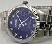 41kioRI2pKL. SL75  MENS CROTON STEEL DIAMOND DATE WATCH CR307414SSBL