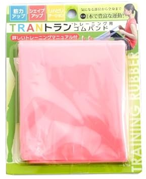 【クリックで詳細表示】Amazon.co.jp ｜ TRAN(トラン)(R) トレーニング用ゴムバンド ピンク パッケージ版 ｜ スポーツ＆アウトドア 通販