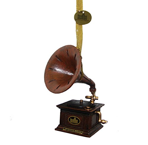 Kurt Adler Downton Abbey Gramophone Ornament, 4-Inch Kurt Adler Downton Abbey Gramophone Ornament, 4-Inch