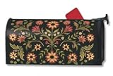 Folk Floral Magnetic Mailbox Cover 41kirWZ76uL. SL160 Folk Floral Magnetic Mailbox Cover