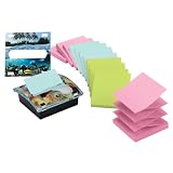 Post-it Pop-up Notes Dispenser Value Pack for 3 in x 3 in Notes, Pastel, 12 Pads per Pack