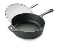 Emerilware Cast Iron Chicken Fryer with Stainless Steel Splatter Screen