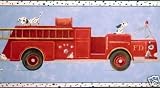 Firehouse Truck Wallpaper Border