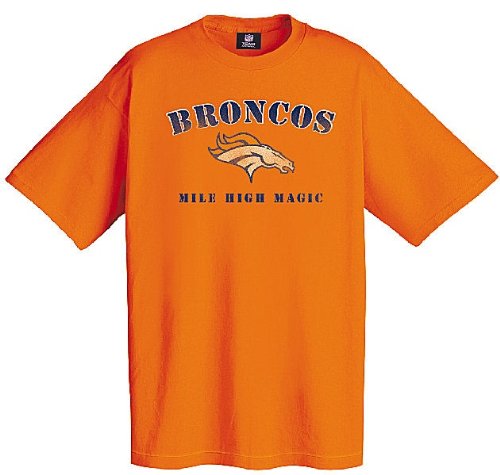Denver Broncos Orange "Mile High Magic" Fanatic Fan Short Sleeve Tee Shirt By VF Imagewear