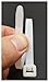 Heavy Duty Cable Zip Ties. Durable strong nylon tie wraps, 120 LB Tensile Strength (12 Inch 100 Pack, White)