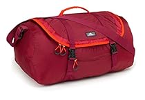 High Sierra Pack-N-Go 2 40L Sport Duffel Bag, Brick Red/Carmine/Red Line
