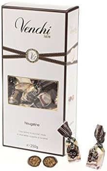 VENCHI NOUGATINE WITH CARAMELIZED HAZELNUT COVERED IN DARK CHOCOLATE 250g