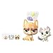 Littlest Pet Shop Sulky MacWhiskers & Chenille Chilla