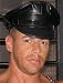 Mr-S-Leather Leather Biker Cap with Matte Black Brim - Hat Size 7 3/8 (23-3/8" Circumference) image 2