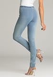 metrostyle Skinny Denim and Twill Leggings