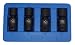 Produkt-Bild: Kraft-Kugelgelenkeinsatz-Set, 12,5 (1/2), 4-tlg.