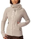 Bench - Damen Fleece Jacke Finish First BLEA0989, Hellgrau, Gr. s