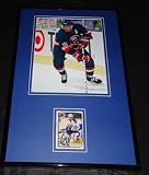 Pat Lafontaine Signed Framed 11x17 Photo Display Islanders - Framed NHL Photos, Plaques and Collages
