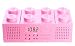 Lego LG500PI - CD-Boombox stereo Bausteinoptik, rosa